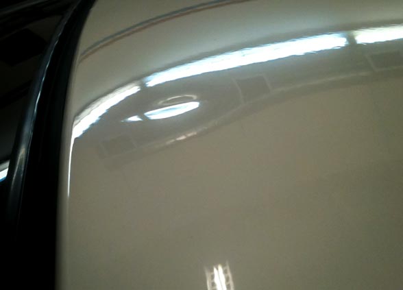 2006 Cadillac CTS with Crease in Roof