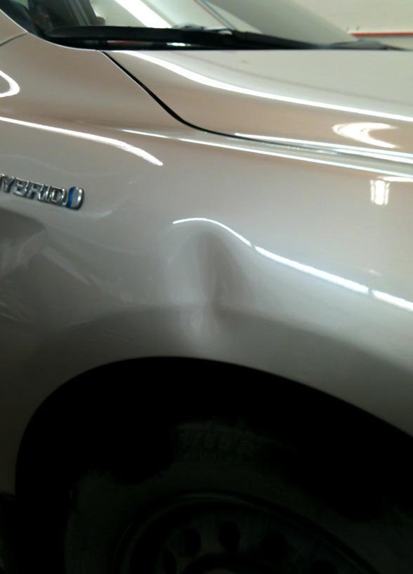 2007 Toyota Camry Hybrid Fender Dent