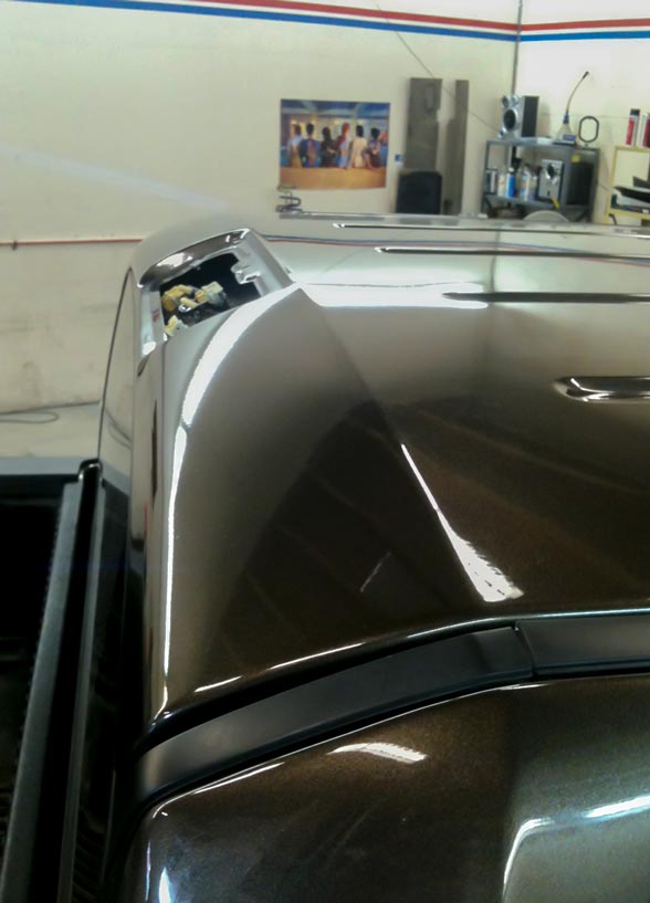 2008 Ford F-150 Roof Dent