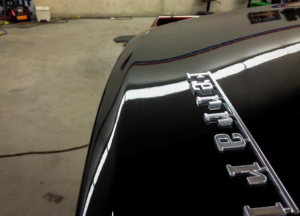 2015 Ferrari California with Dent in Trunk Lid